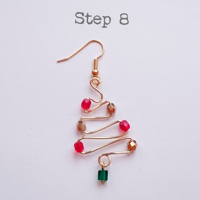 DIY Christmas Tree Earrings Tutorial Golden Age Beads